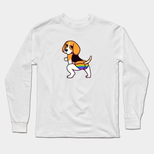 Twerking Beagle Long Sleeve T-Shirt